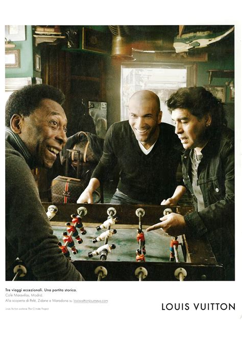 maradona zidane pele louis vuitton